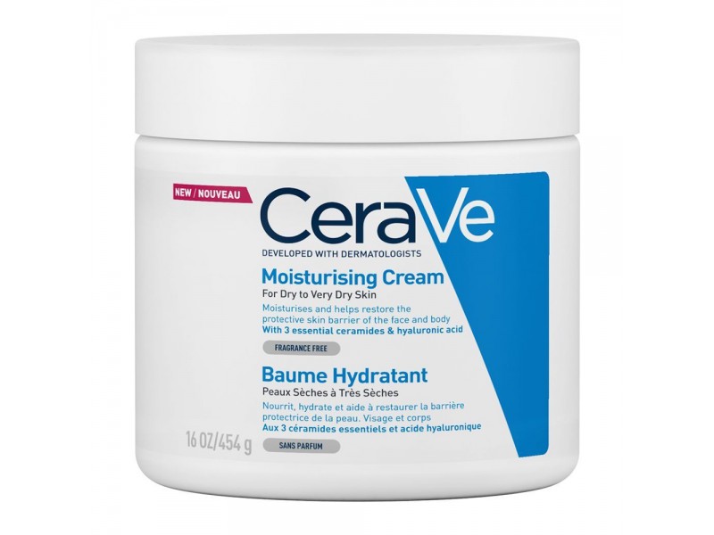 CeraVe Moisturising Cream For Dry To Very Dry Skin 454ml