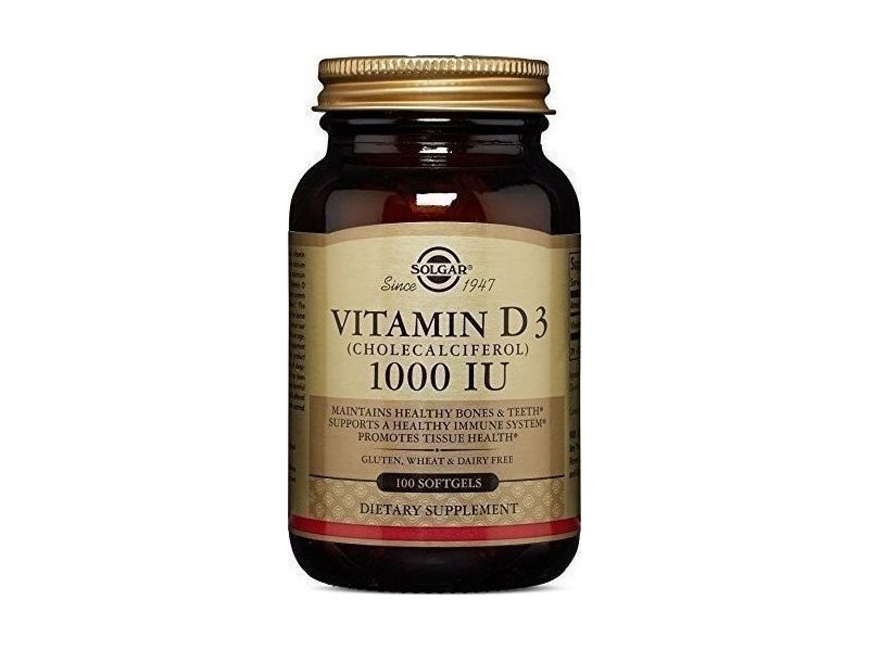 Solgar Vitamin D3 1000iu 25μg 100 Softgels