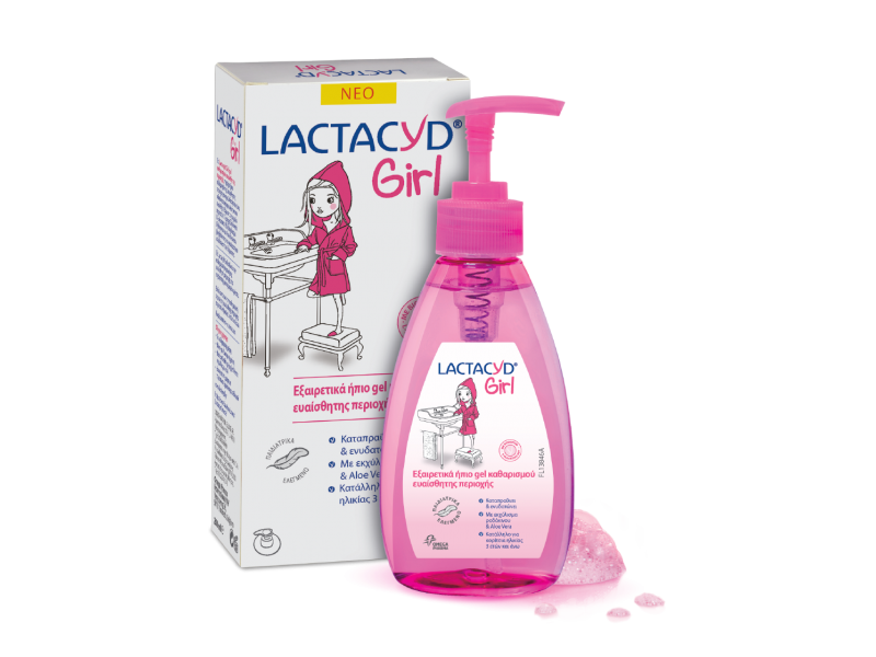 Lactacyd Girl 200ml ήπιο καθαριστικό για κορίτισια(3+)