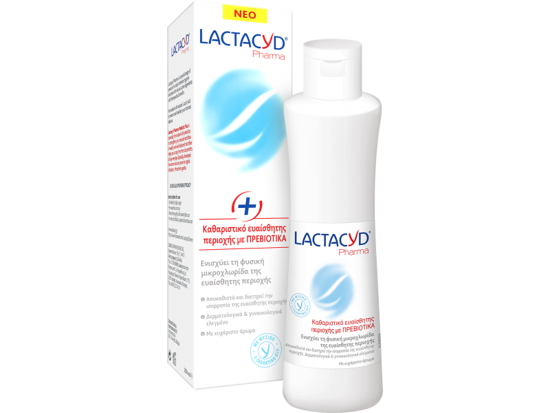 Lactacyd Plus καθαριστικό ευαίσθητης περιοχής με πρεβιοτικά 200ml