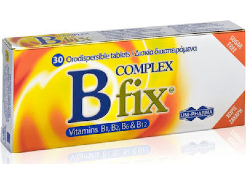 B Complex Fix 30 διασπειρόμενες ταμπλέτες