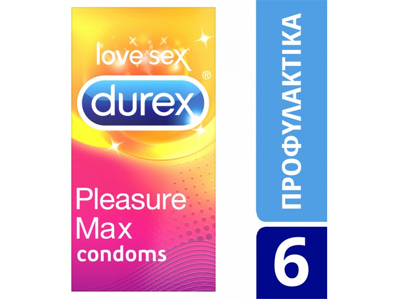 Durex Pleasuremax 6τεμ