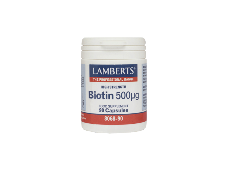 Lamberts Biotin 500mcg 90 Κάψουλες