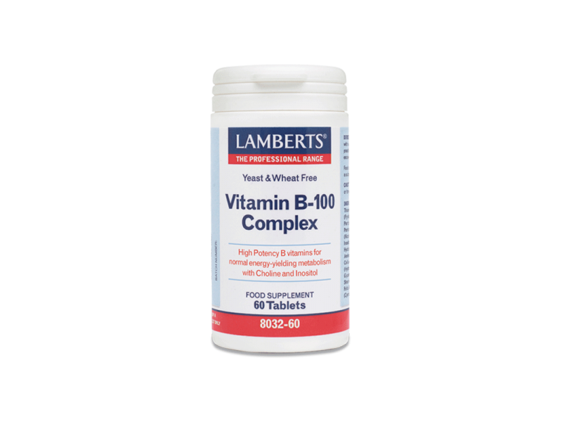Lamberts Vitamin B 100 Complex 60 Ταμπλέτες
