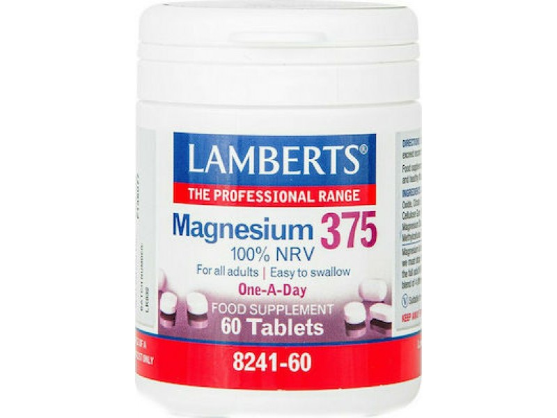 Lamberts Magnesium 375 100% NRV 60 Ταμπλέτες