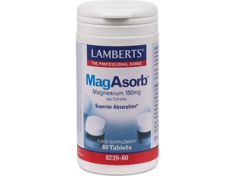 Lamberts MagAsorb 150mg 60 Ταμπλέτες