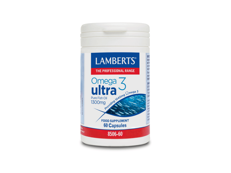 Lamberts Omega 3 Ultra Pure Fish Oil 1300mg 60 Kάψουλες