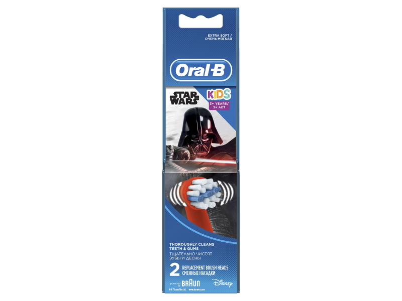 Oral-B Stages Power Kids Ανταλλακτικές Κεφαλές με χαρακτήρες Star Wars 2 τμχ