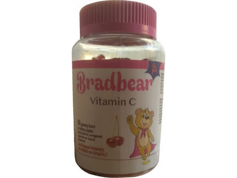 Bradex Bradbear Vitamin C 60 μασώμενα ζελεδάκια