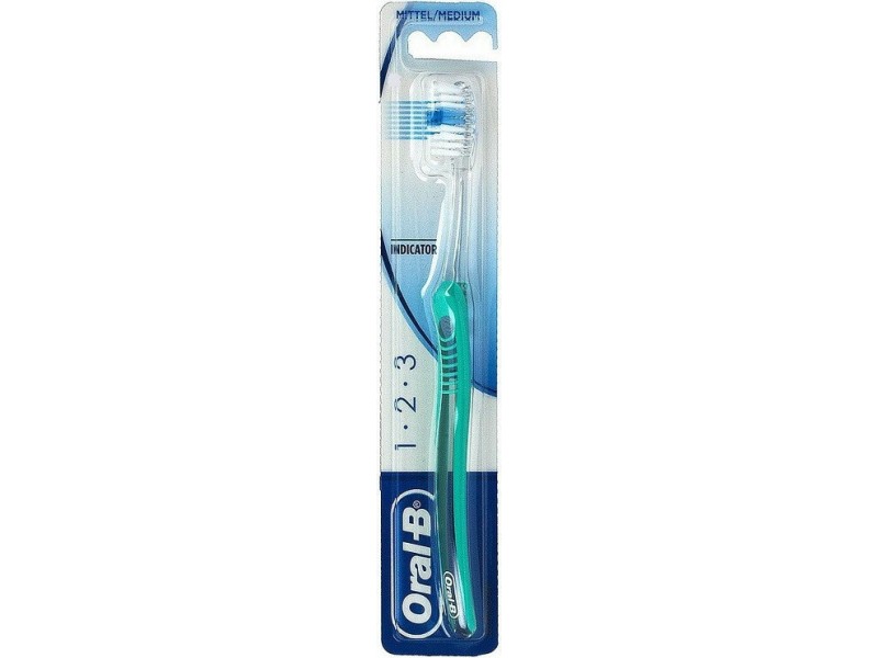 Oral-B 1-2-3 Indicator 40 Medium Πράσινο