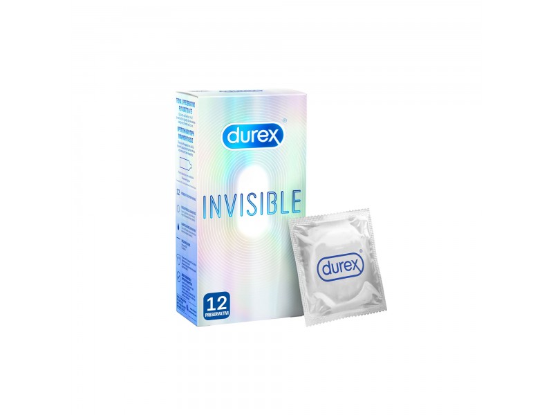 Durex Invisible Extra Sensitive Εξαιρετικά Λεπτά 12τμχ