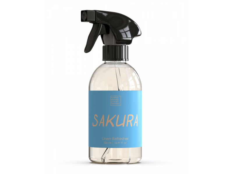 SANKO SAKURA Linen Refresher αρωματικό για το φρεσκάρισμα των υφασμάτων 500 ml
