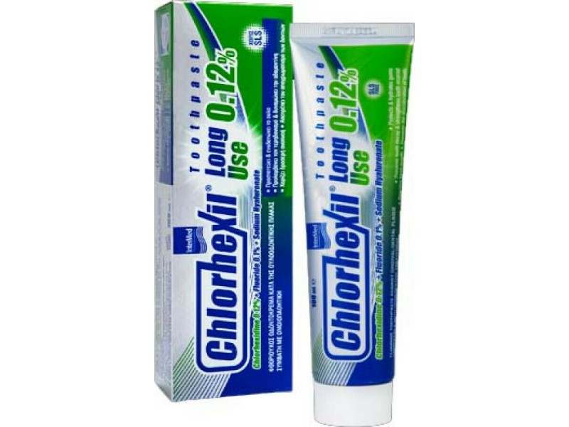 Intermed Chlorhexil 0.12% Toothpaste Long Use Κατά της Ουλοοδοντικής Πλάκας 100ml