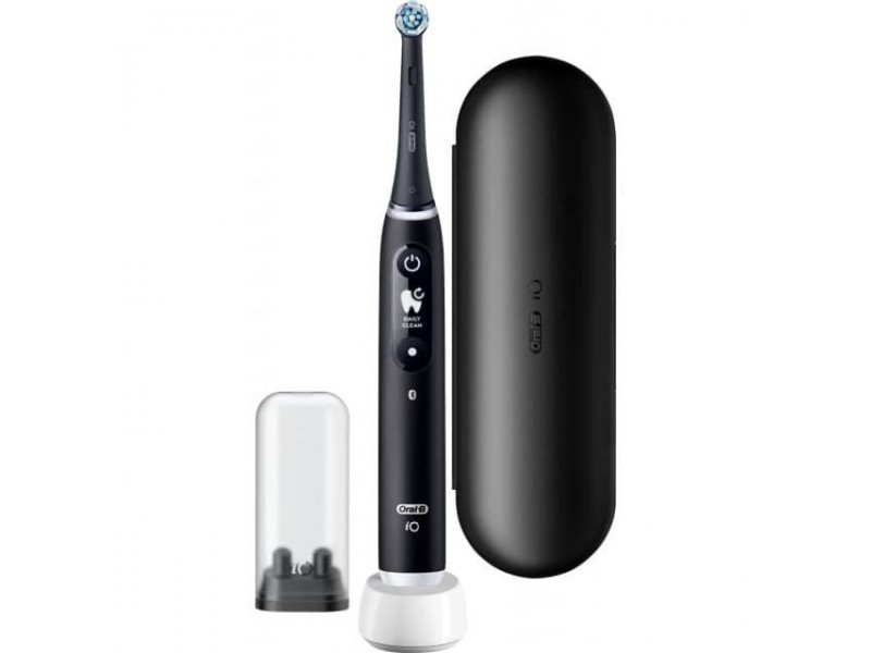 Oral-B iO Series 6 Ηλεκτρική Οδοντόβουρτσα με Αισθητήρα Πίεσης Black Lava