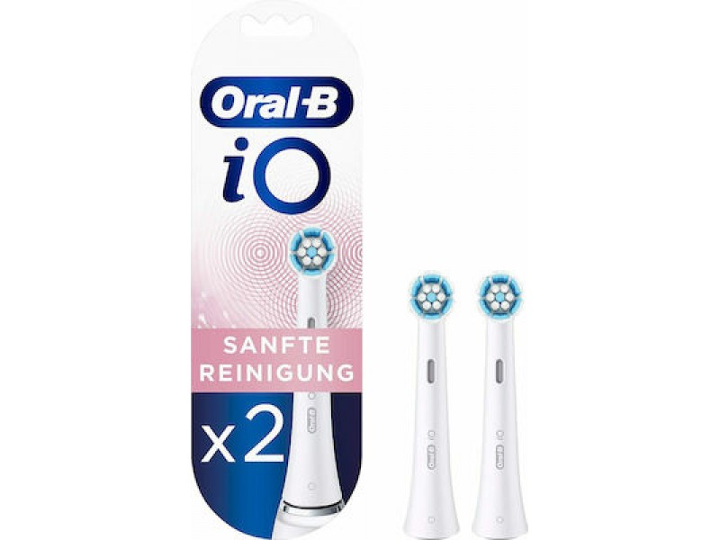 Oral-B iO Series Gentle Care Ανταλλακτικές Κεφαλές για Ηλεκτρική Οδοντόβουρτσα 2τμχ