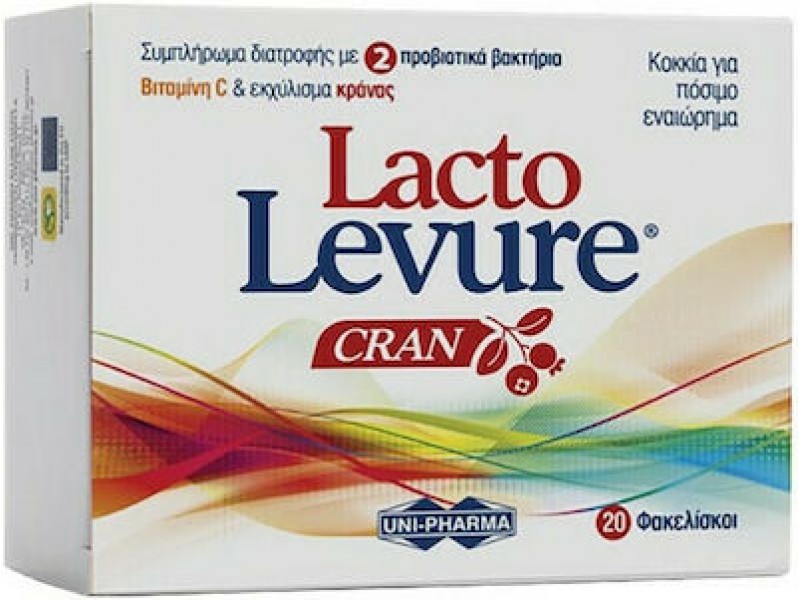 Uni-Pharma Lacto Levure Cran Προβιοτικά 20 φακελίσκοι