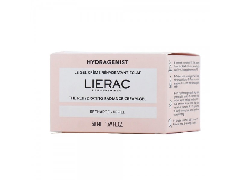 Lierac Hydragenist The Rehydrating Radiance Refill Ενυδατικό Gel-Creme Προσώπου για Κανονικές/Μικτές Επιδερμίδες 50ml