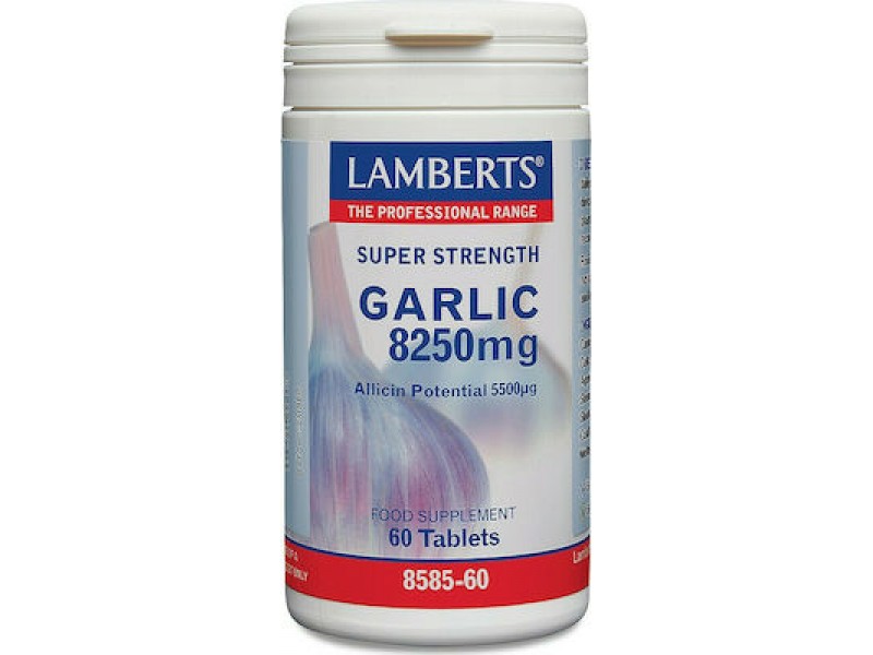 Lamberts Garlic 8250mg 60 ταμπλέτες