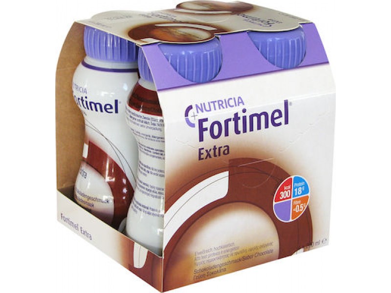Nutricia Fortimel Extra 4 x 200ml Σοκολάτα