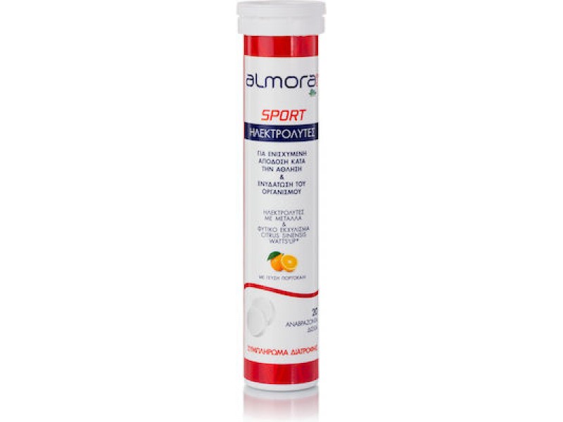Elpen Almora Plus Sport με Γεύση Πορτοκάλι 20 αναβράζοντα δισκία