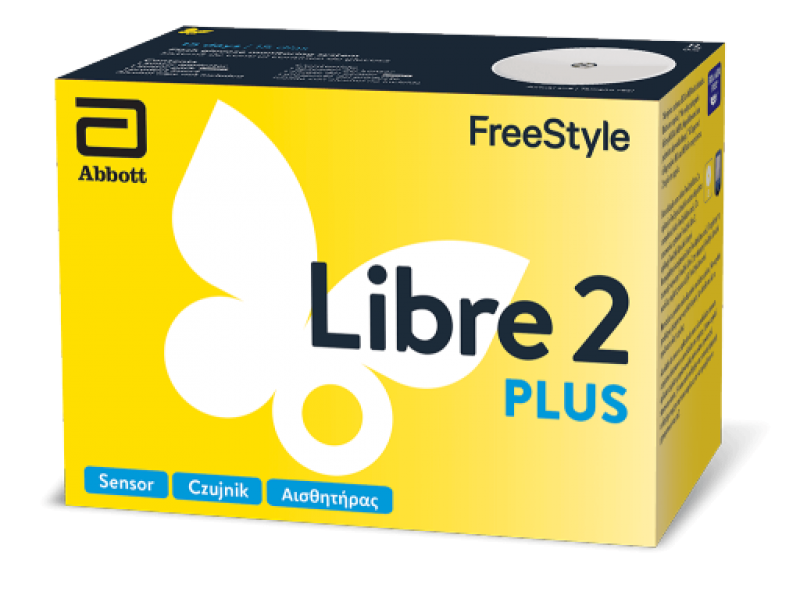 Abbott FreeStyle Libre 2 Plus Αισθητήρας Μέτρησης Σακχάρου με Bluetooth