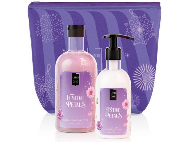 Lavish Care Festive Petals Σετ Περιποίησης για Καθαρισμό Σώματος & Ενυδάτωση