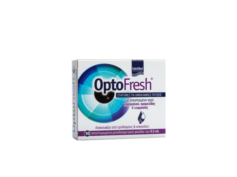 InterMed Optofresh Οφθαλμικές Σταγόνες 10x0.5ml