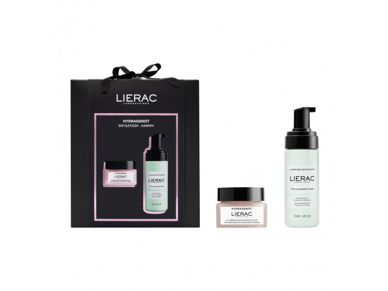 LIERAC ΕΟΡΤΑΣΤΙΚΟ SET HYDRAGENIST CREME 50ML+ΑΦΡΟΣ ΚΑΘΑΡΙΣΜΟΥ 150ML