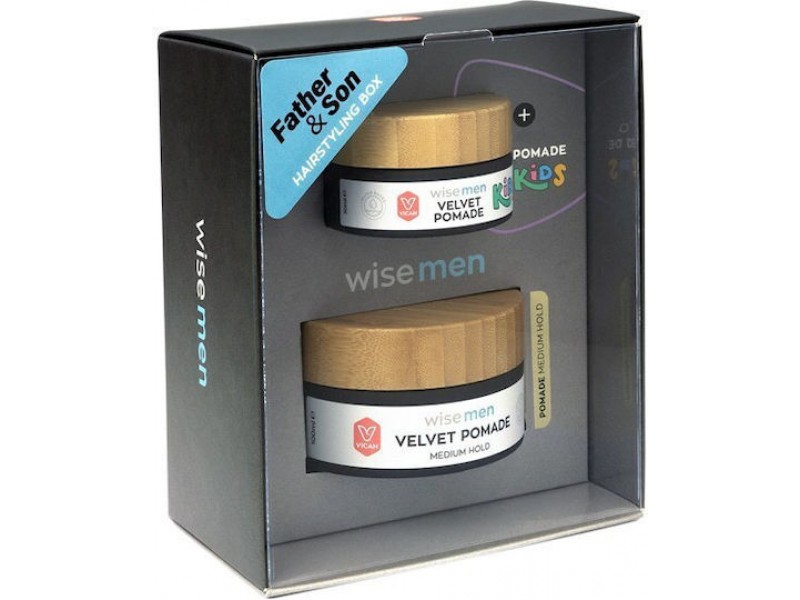 Vican Wise Men για Styling Μαλλιών Medium Hold 100ml & Kids Velvet Pomade 30ml.