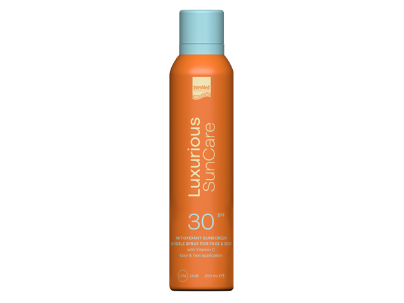 Intermed Luxurious Suncare Antioxidant Sunscreen Invisible Spray SPF 30 200 ml