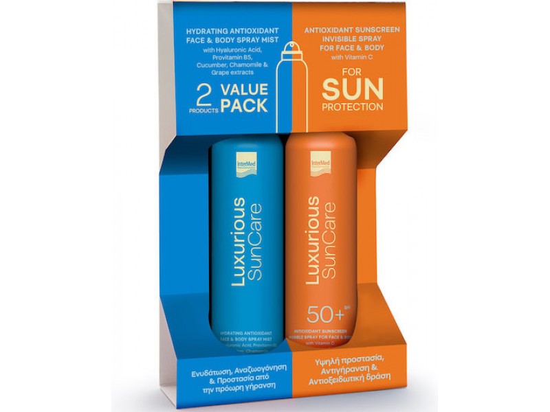 InterMed Luxurious Promo Pack Sun Care Σετ με Αντηλιακό Spray Σώματος spf50+ & After Sun