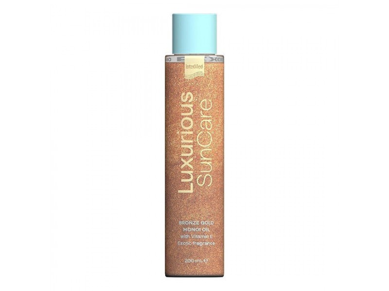 InterMed Luxurious SunCare Bronze Gold Monoi Λάδι Μαυρίσματος για το Σώμα 200ml