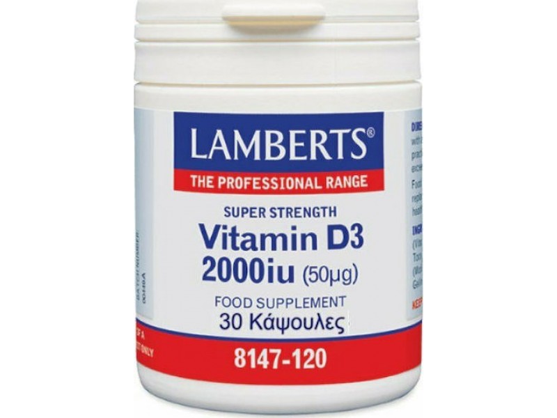 Lamberts Vitamin D3 2000iu 30 caps
