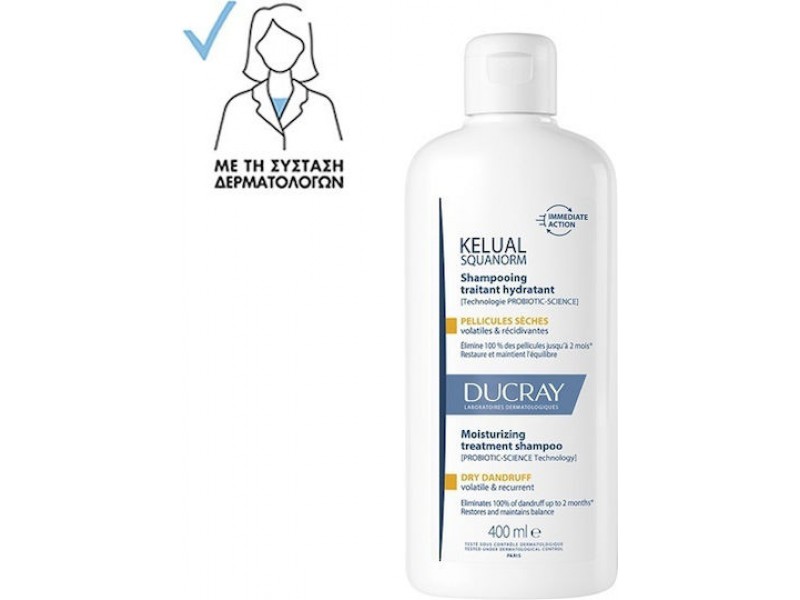 Ducray Kelual Squanorm Dry Dandruff 400 ml