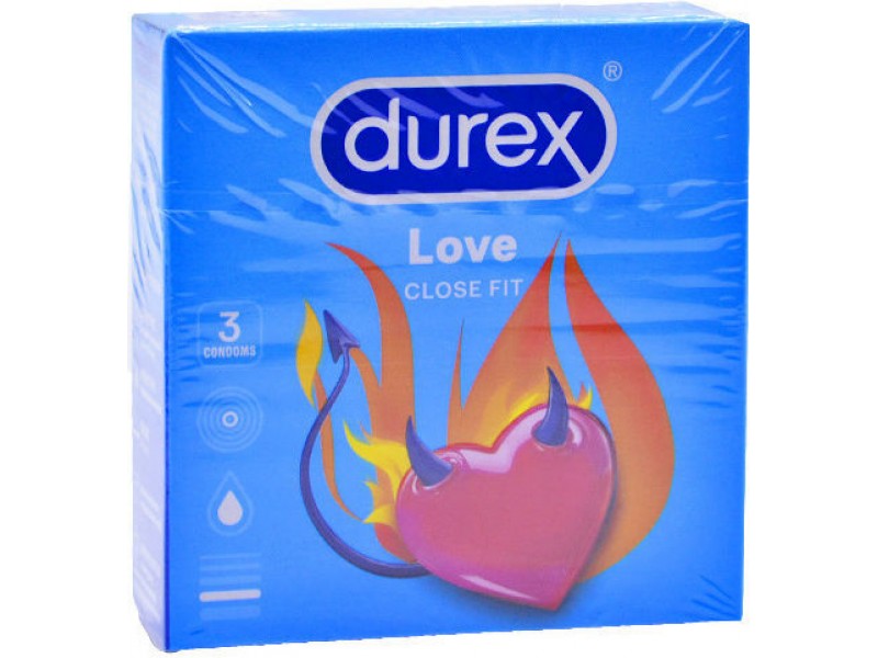 Durex Προφυλακτικά Love 3τμχ