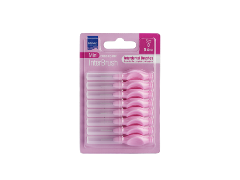 Intermed Ergonomic InterBrush Mini Size 0 0.4mm 8τμχ.