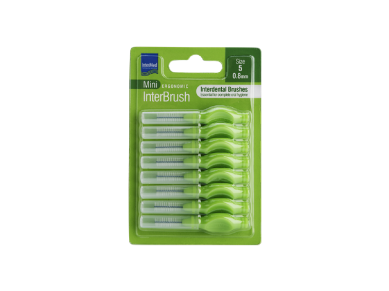 Intermed Ergonomic InterBrush Mini Size 5 0.8mm 8τμχ.