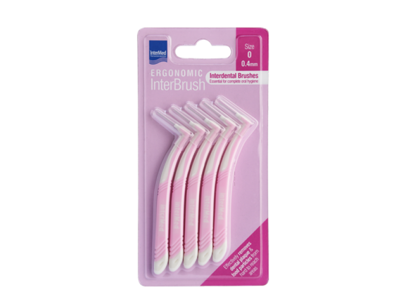 Intermed Ergonomic InterBrush Size 0 0.4mm 5τμχ.