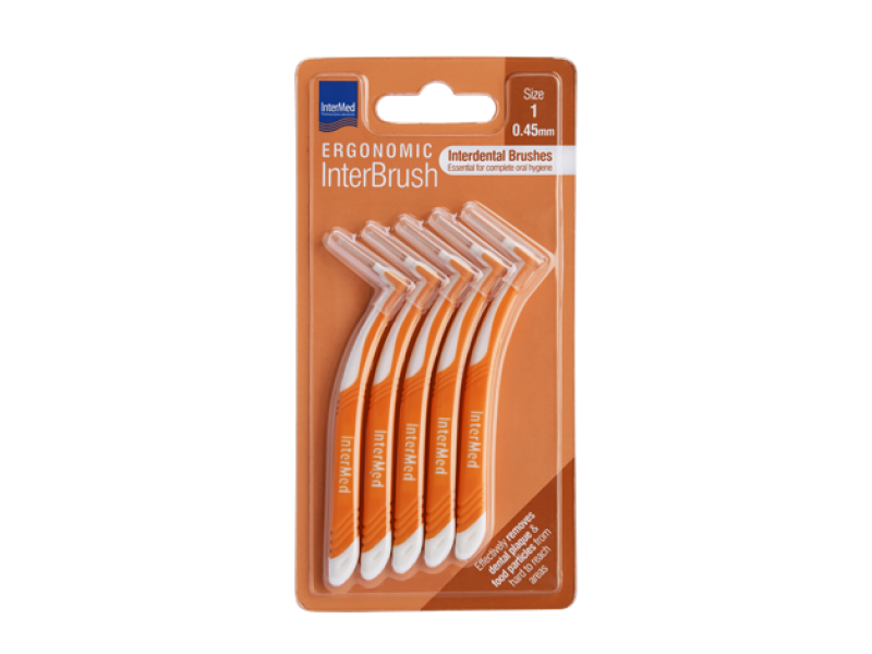 Intermed Ergonomic InterBrush Size 1 0.45mm 5τμχ.
