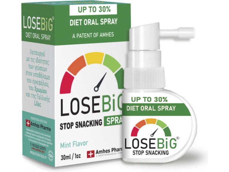 Amhes Losebig Spray Συμπλήρωμα για Αδυνάτισμα 30ml Μέντα