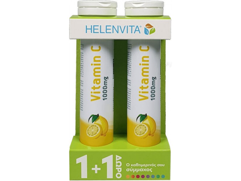 Helenvita Βιταμίνη C 1000mg Λεμόνι 40 αναβράζοντα δισκία